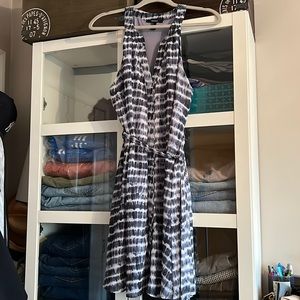 MOVING sale! Forever 21 tie-dye Japanese print belted dress